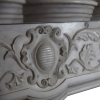 Fine Antique fireplace mantle from 18th Century Out of Maison Leon Van den Bogaert Collection.