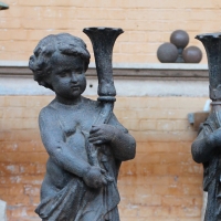 Antique and Salvaged Garden Vases In Cast Iron