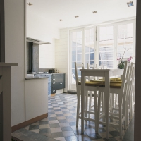 Timeless Checkerboard Natural Stone Tiles With Exquisite Surfaces Kitchen Beach House