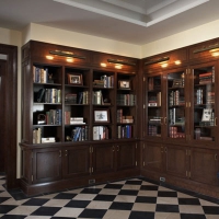 Black And White Mix French Floors with Original Wear