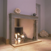 Timeless Open Gas Fire With Original Fireplace Tools.